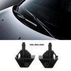<!--F#f_0-->Pair of Front Windshield Washer Nozzle 28932‑JD000 ABS Black Wearproof<!--F/-->