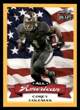 2016 Leaf Draft #AA-04 Corey Coleman GOLD Rookie Baylor Bears