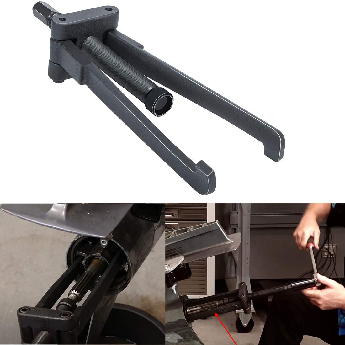 4pcs Lower Bearing Carrier Puller for Yamaha Johnson Evinrude Mercury