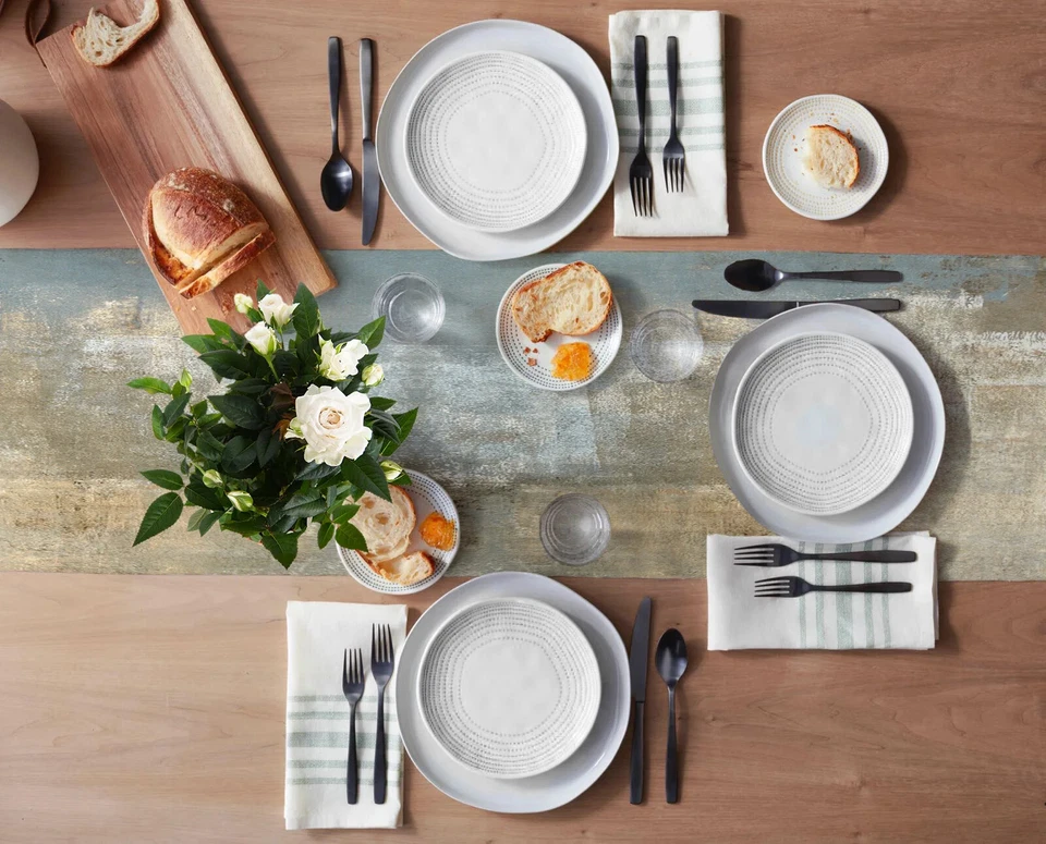 Oil Painting Abstract Art Table Runner Home Decor Dinner Table Mats Table Decor - Image 3 of 4