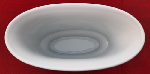 Rosenthal Vase, Blumenvase, Studio Line Germany Porzellan, oval, von W. Bauer - Bild 9 von 15