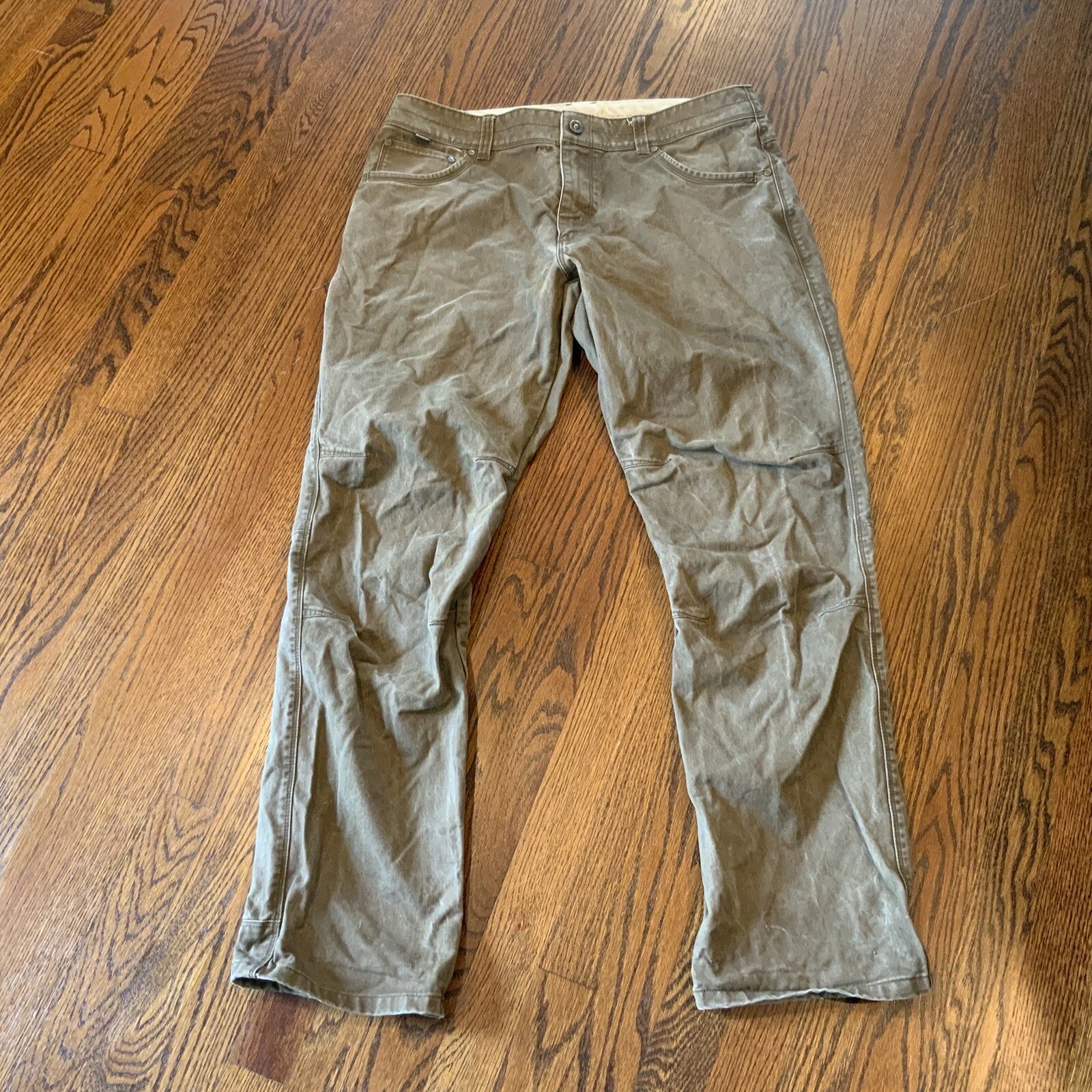 Kuhl Rydr Vintage Patina Dye Pants Men’s 36x32 Rugged Comfort Outdoor Work Hike