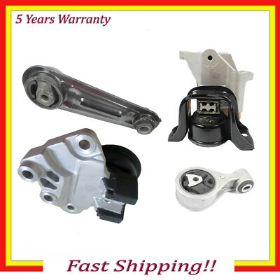 MotorKing Engine Motor Mount For 2008-2015 Nissan Rogue Select 2.5L FWD Set 4PCS