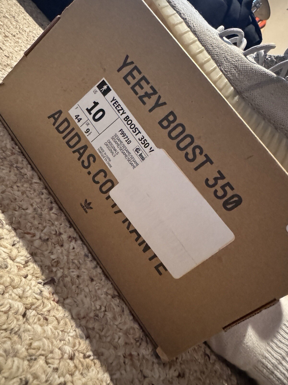 Yeezzy Box Size 10 - adidas Yeezy Boost 350 V2 Low Sesame 191526094670| eBay