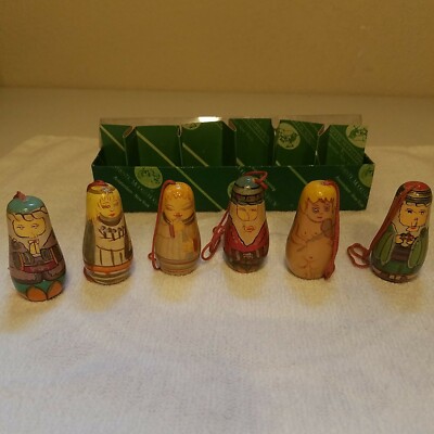 Santa and Angels Authentic Models Christmas Ornaments in Orig. Box 