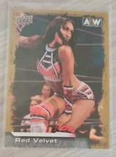 2022 Upper Deck AEW Gold #31 Red Velvet Wrestling Card