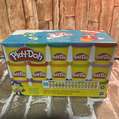Play-Doh Case of Imagination 30 Pack Non Toxic Modeling Compound NEW  Damaged Box