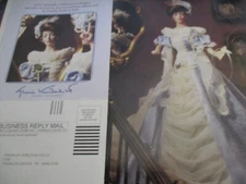 Franklin Heirloom CAROLINE Doll MAGAZINE Ad Advertisement ONLY "At the Ball"