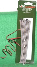 Kato N scale track 20-202 Electric Turnout 6 Left, radius 28 1/4", 15 degrees