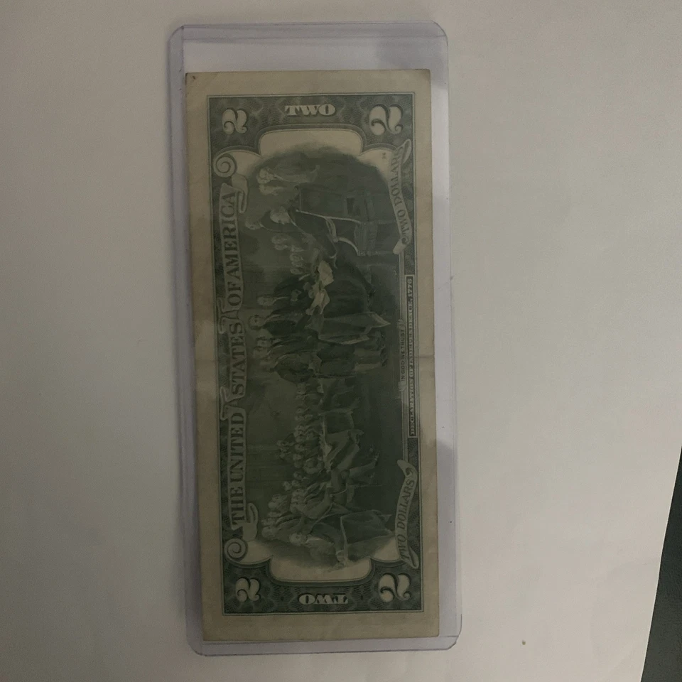 1976 $2 Dollar Bill Low Serial # With Double Digits, VERY RARE, U.S.A. Currency - Image 4 of 4