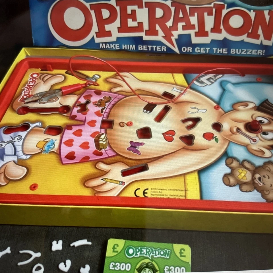 Operation Family Board Game ,2015 Version , Hasbro Family Fun (1) - Image 3 of 4