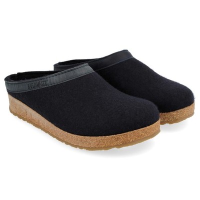 Haflinger Unisex Hausschuh Grizzly Torben 713001 Filz Kork Fussbett Gr.37-50