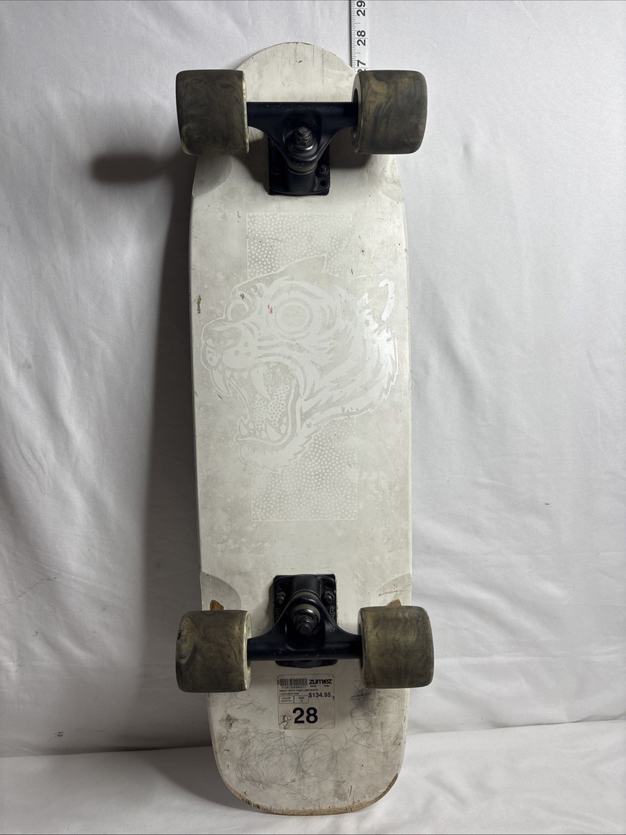 Landyachtz Dinghy White Tiger Outdoor Cruiser Skateboard Longboard