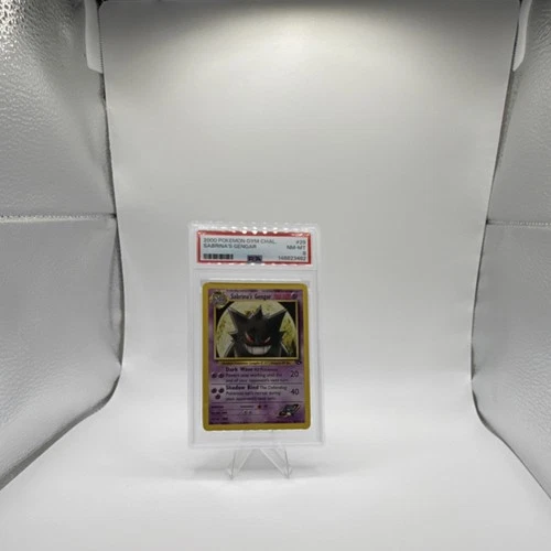 Pokémon TCG Sabrina's Gengar Gym Challenge 29/132 Rare PSA 8 Unlimited 90 HP