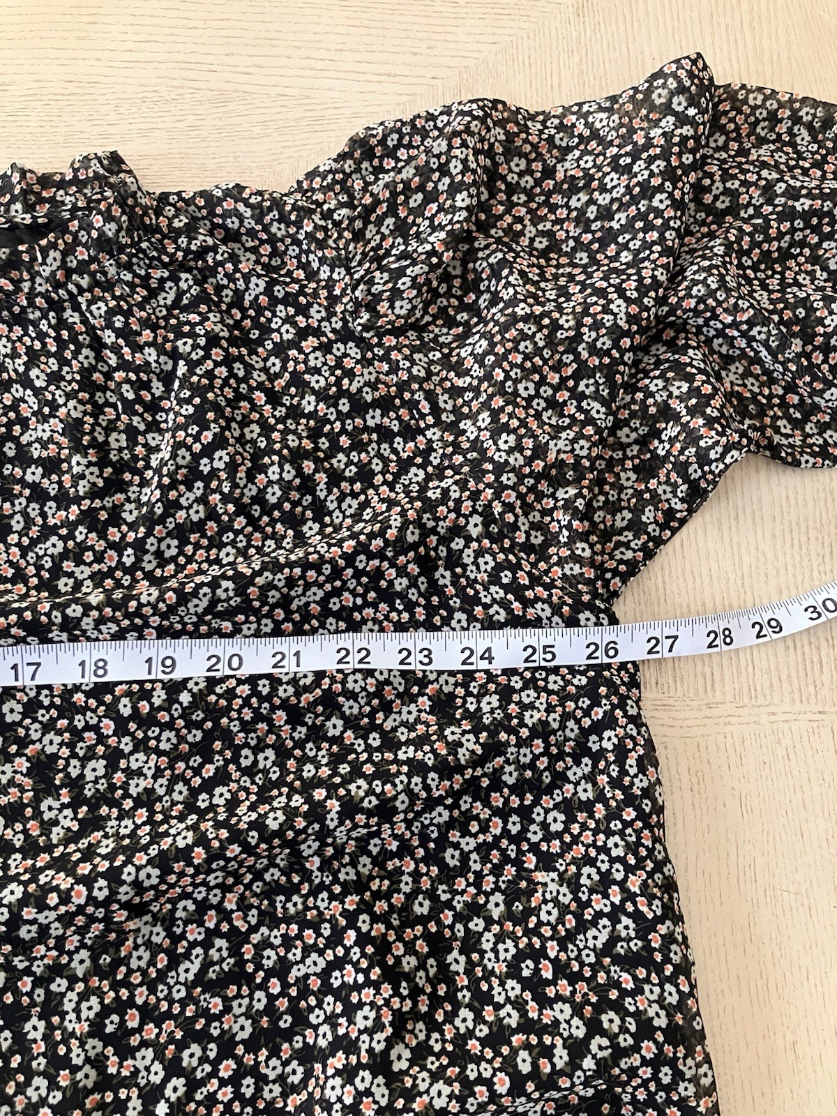 Mango MNG Women's Black Floral Boho Long Sleeve Mini Dress Size 10 New thumbnail 8