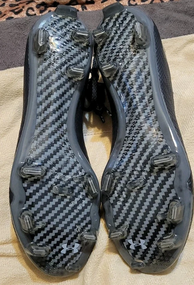 Botines de fútbol Under Armour 3027240-001 para mujer Shadow Elite 2 FG negros talla 8 Foto 4 de 4