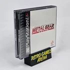 Metal Gear Solid (PlayStation 1 PS1) Blk Lbl CIB COMPLETE (Slight Manual Crease)