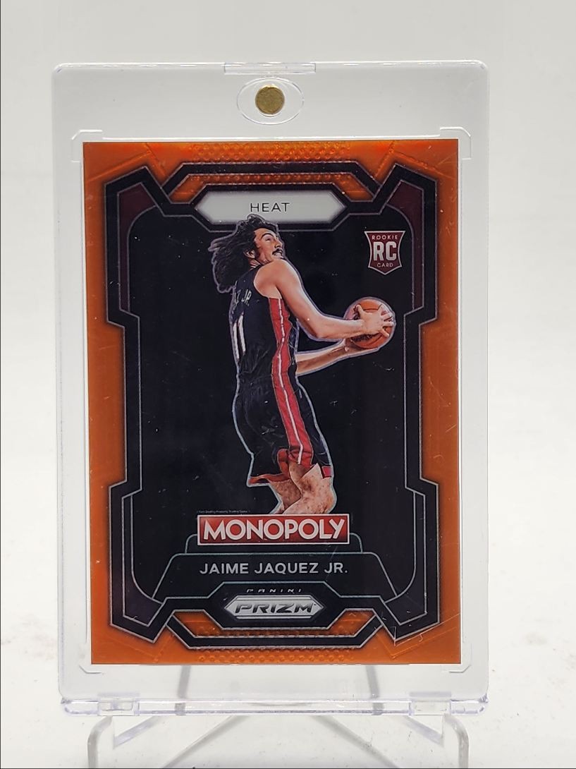 JAIME JAQUEZ 2023-24 PANINI PRIZM MONOPOLY ROOKIE ORANGE RC /124 Q6780