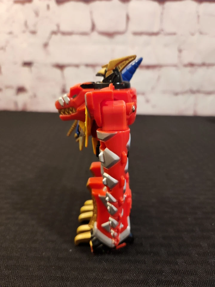 Figura de acción Bandai Power Rangers Dino Thunder Thundersaurus Megazord 2003 6" Foto 3 de 4