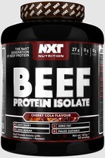 Proteína aislada de carne de res NXT Nutrition Cherry Cola - 1,8 kg