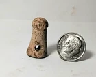 Civil War Relic carved bullet made into a ramrod thimble, dug  Cent.  $35.00