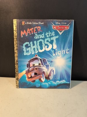 Vintage 2006 A Little Golden Book Disney Pixar Cars Mater And The Ghost Light