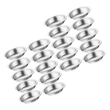  Ensemble de 20 palettes de mélange de peinture en acier inoxydable – Petites