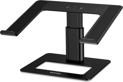 Besign LSX3 Laptop Stand Adjustable Universal Riser - Aluminum - Deluxe - Black