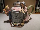OLD FASHION RINGER WASHER MOM & SON TEAPOT RARE / HARD TO FIND — photo 1