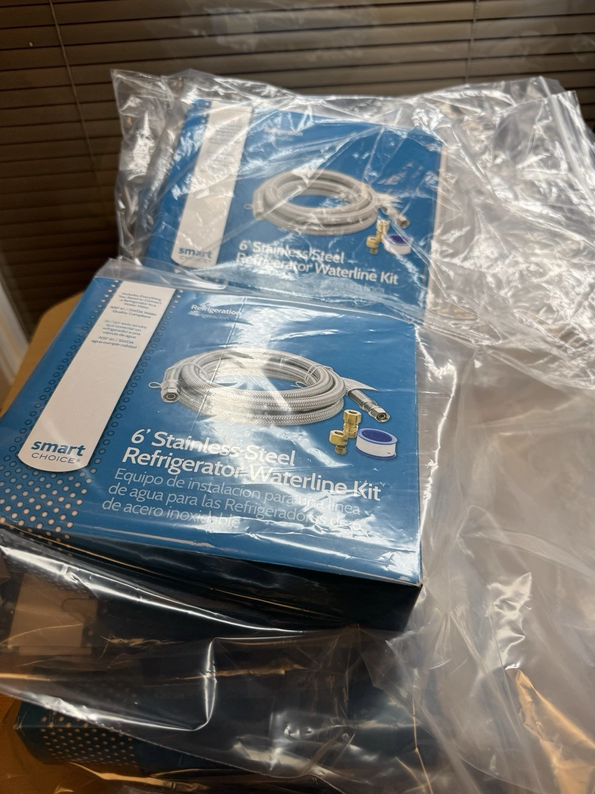 Lot 10x Smart Choice 6' Refrigerator Water Line Kit Stainless Steel (5304490728
Opens in a new windo