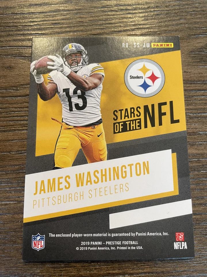2019 Panini Prestige #SS-JW James Washington Stars of the NFL - Image 2 of 2