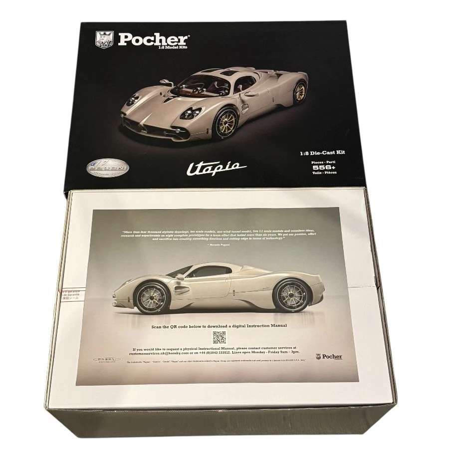 Pocher HK120 Pagani Utopia 1:8 Diecast Model Kit - Immagine 3 di 3