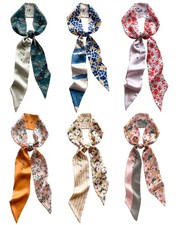 6Pcs Hair Scarf for Women Satin Purse Scarf Multifunctional Stylish Thin Bag ...