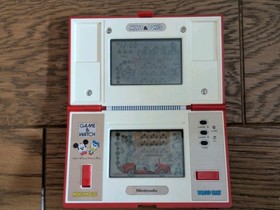 NINTENDO GAME & And Watch Mickey & Donald w/ BOX & Manual Booklet 1982 JAPAN