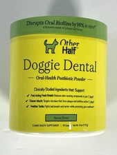 Other Half Doggie Dental Oral-Health Postbiotic Powder 1.8 oz. Expires 06/2027