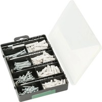 Bosch Befestigungs-Set 173-Teilig, Bohrer, DüBel, Schrauben, 2607019511