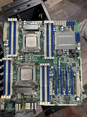 ASRock Rack EP2C602-4L/D16 Dual LGA2011 Server Motherboard + 2x Xeon E5-2667 v2