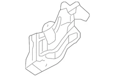 Genuine Nissan Splash Shield 64838-3Z800