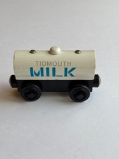 Milk Tanker THOMAS  FRIENDS TRAIN WOODEN 2000 Learning Curve / Allcroft Grade A