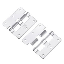 2Pcs Take Apart Hinge 3.1"x2.8" Removable Door Hinges Removable Door Hardware