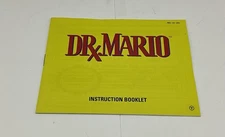 NES Dr. Mario Game Instruction Booklet