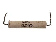 LECT 0.01Ω Ohm, 17C80068B01 Ceramic Wire Wound Power Resistor, Lot of 5