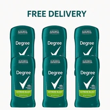 Degree Men Antiperspirant Deodorant Stick Extreme Blast 48 Hour 2.7 oz. - 6 pack