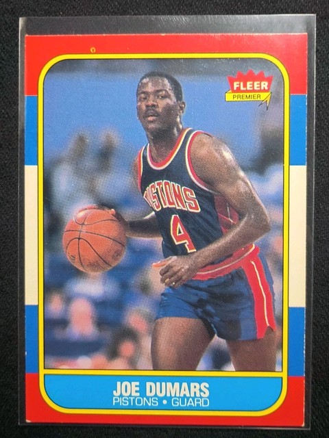 1986-87 Fleer - Joe Dumars #27 (RC)