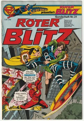 ✪ ROTER BLITZ SONDERHEFT #31 + Sammel-Ecke, Ehapa/DC 1978 COMICHEFT TOP Z1 - Bild 1 von 4