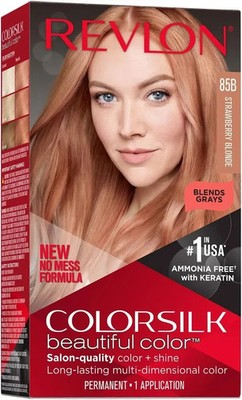 (Pack of 6) - Revlon ColorSilk Hair Color # 85B Strawberry Blonde