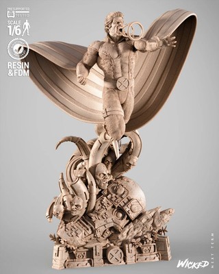 3D gedruckte 16K Wicked Banshee Skulptur Maßstab 1:6 unbemalt Fan Made