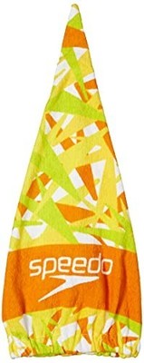 Speedo Stack Towel Cap - Badetuch Kappe Unisex SE62006 Orange FREEJapan