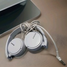 Sony MDR-ZX110 Ear-Pad On the Ear Headband Headphones - White