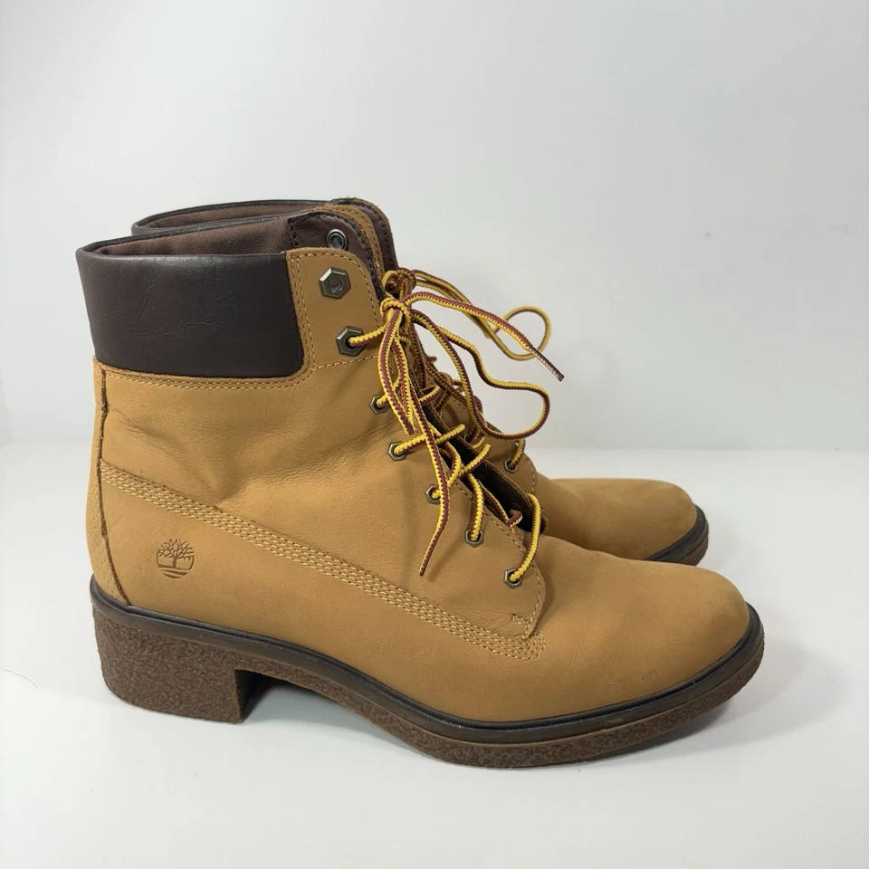 Timberland A3960 BRINDA Trigo Nubuck Ortolite Botas de Trabajo con Cordones para Mujer 9.5 Foto 2 de 4
